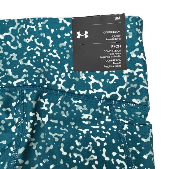 NWT UNDER ARMOUR Heatgear Compression High Rise Ankle Leggings Womens Size Small - Picture 10 of 10
